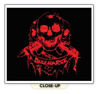 DISCHARGE SKULLS uk band concert metal rock BR SHIRT