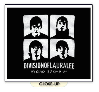 DIVISIONS OF LAURA LEE britpop sweden band emo BW SHIRT