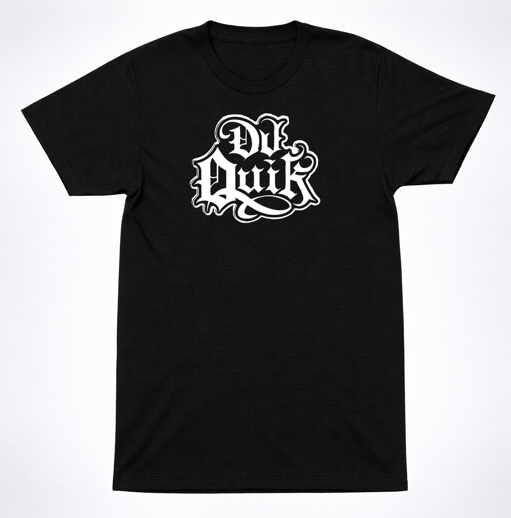DJ Quik Old English Logo Shirt Classic West Coast Hip Hop Graphic Shirt
