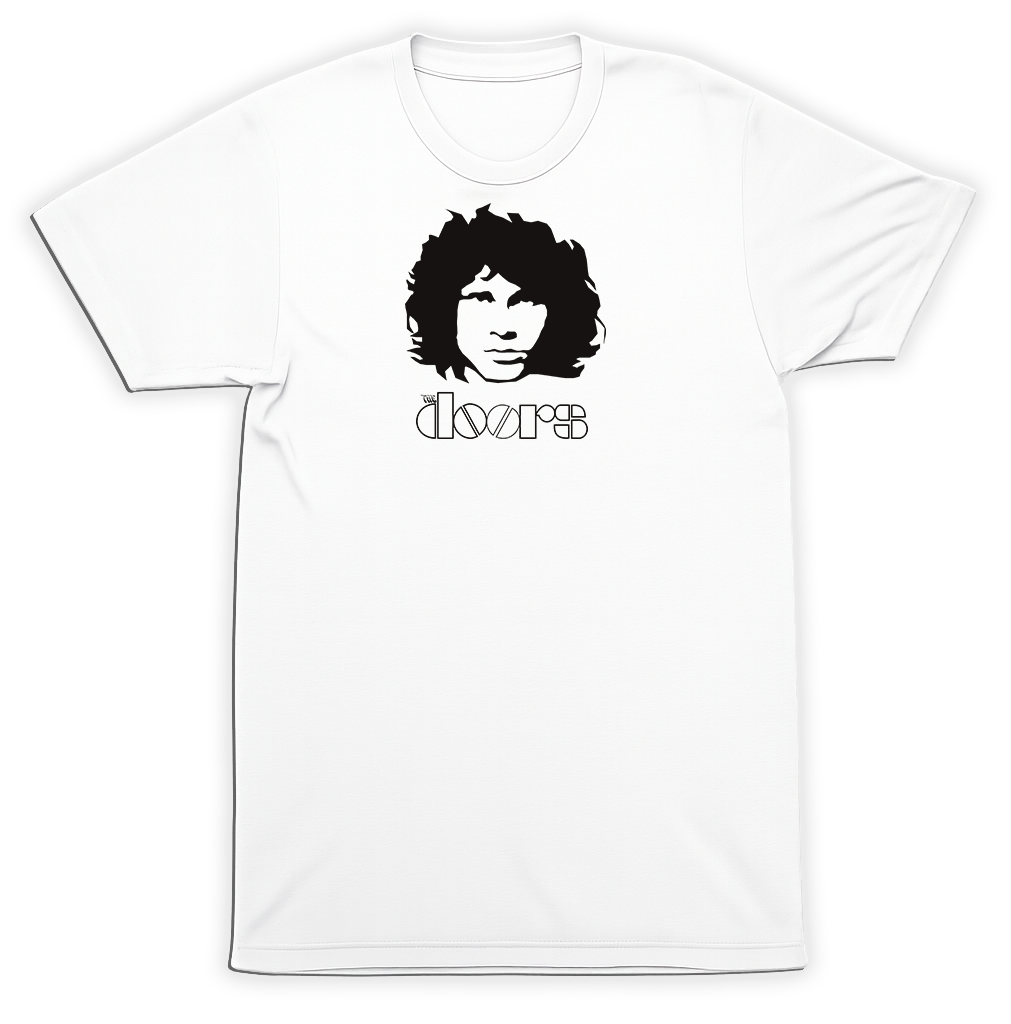 The Doors Classic Hair Portrait T-Shirt – Jim Morisson Psychedelic Rock Tee