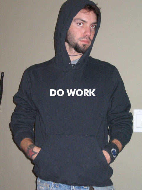 DO WORK rob & big fantasy factory funny dyrdek HOODIE