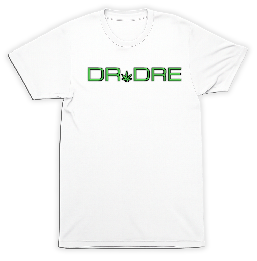 Dr. Dre Cannabis Leaf Logo Shirt Classic West Coast Hip Hop Graphic Shirt