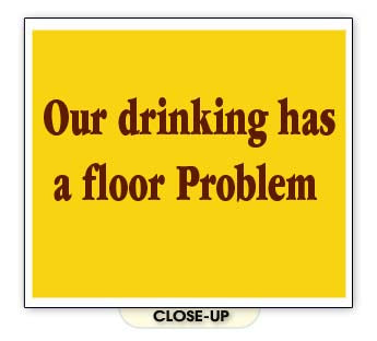 OUR DRINKING HAS A FLOOR PROBLEM party funny YR SHIRT