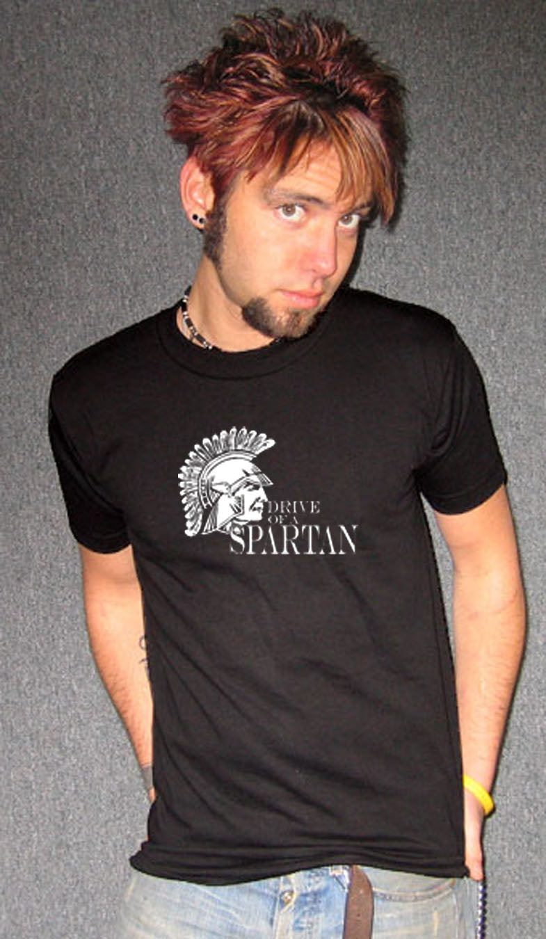 DRIVE OF A SPARTAN gladiator team 300 sports BW SHIRT