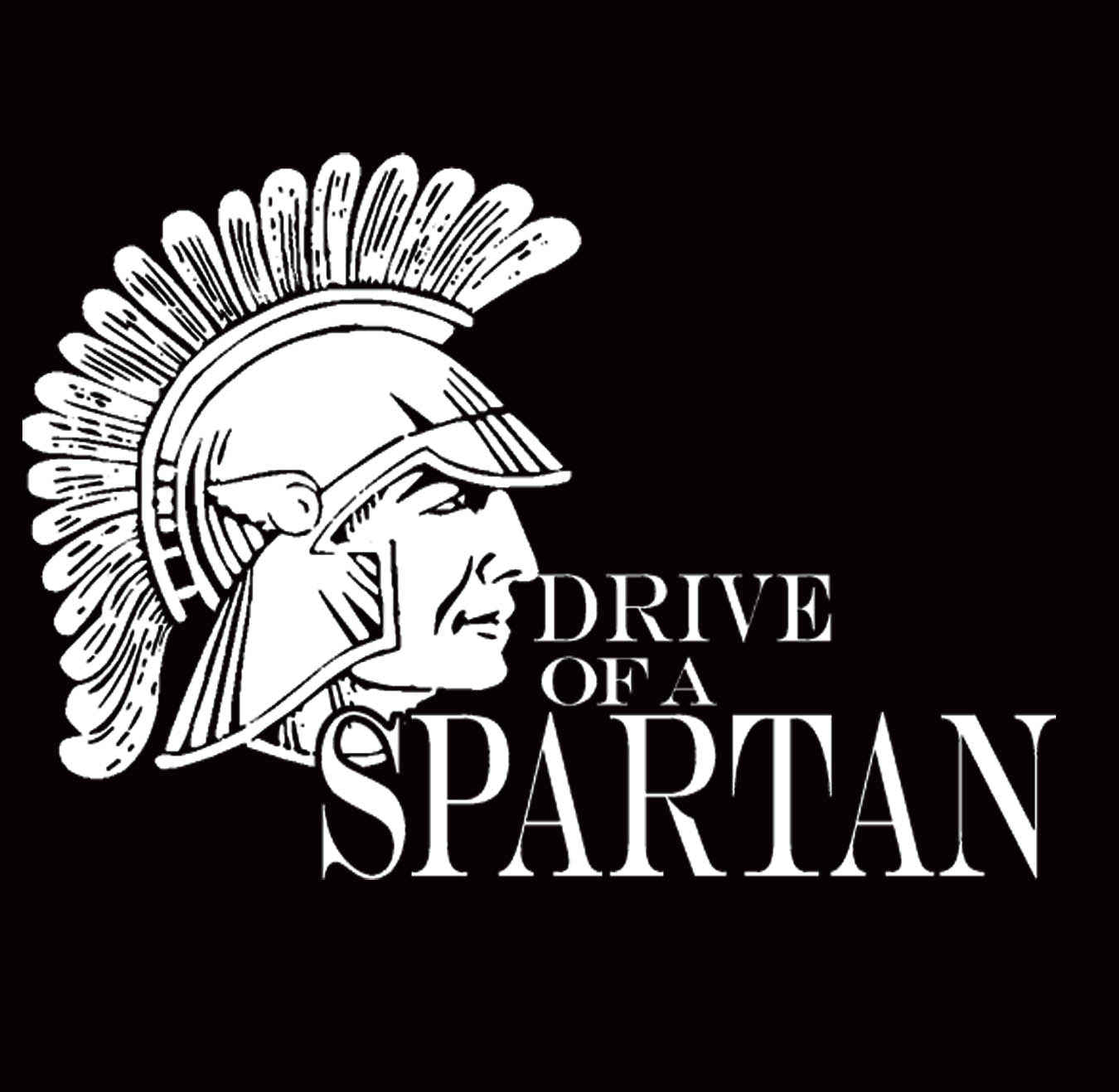 DRIVE OF A SPARTAN gladiator team 300 sports BW SHIRT