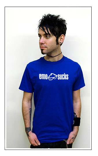 EMO SUCKS hipster funny scene indie music snob SHIRT