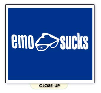 EMO SUCKS hipster funny scene indie music snob SHIRT