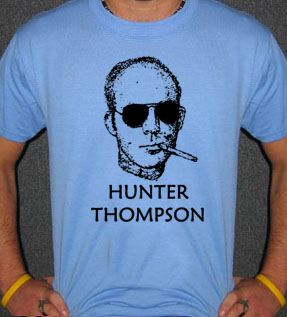 Hunter S. Thompson Face – Fear and Loathing Retro T-Shirt