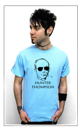 Hunter S. Thompson Face – Fear and Loathing Retro T-Shirt