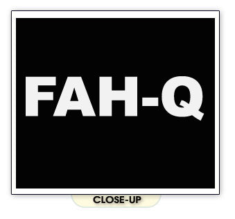 FAH-Q slang cuss curse swear funny retro emo BW SHIRT