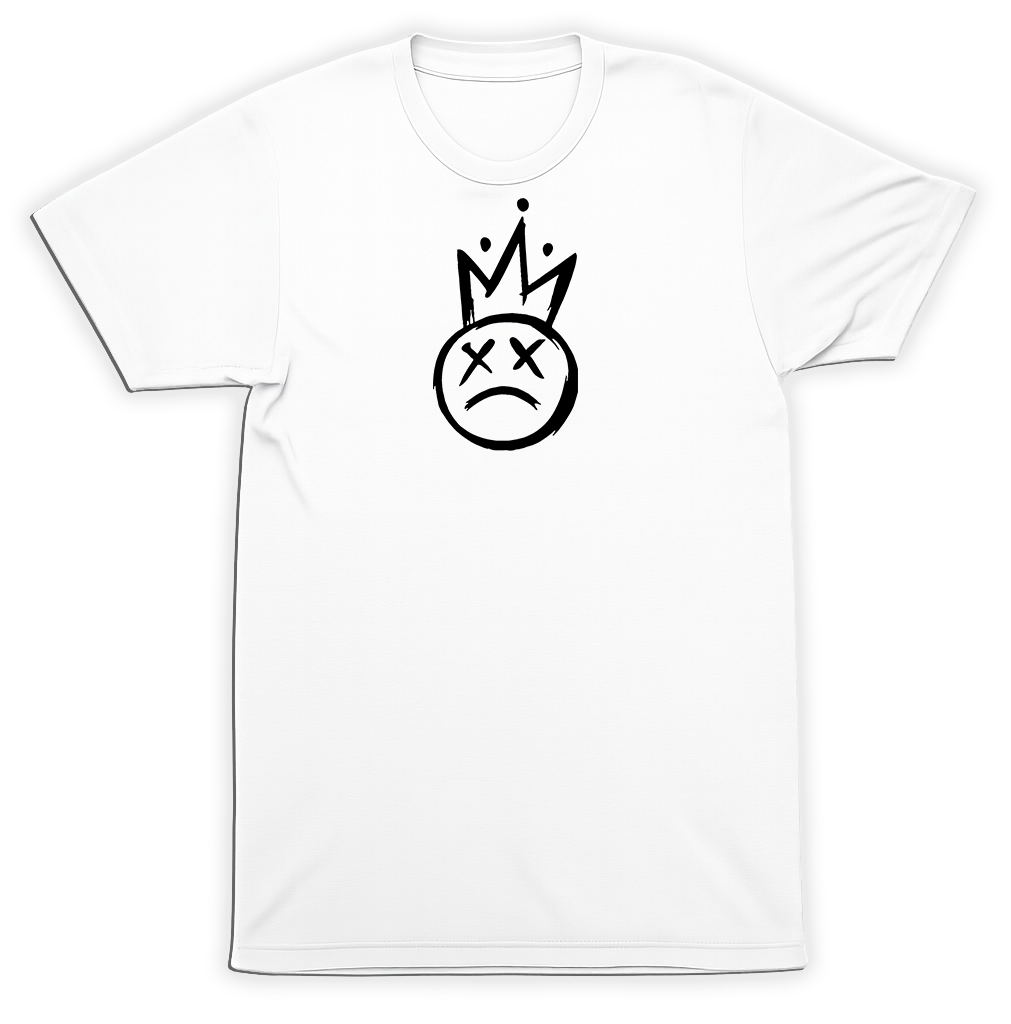 Fall Out Boy Crown Face Graphic T-Shirt – Pop Punk Rock Band Merch