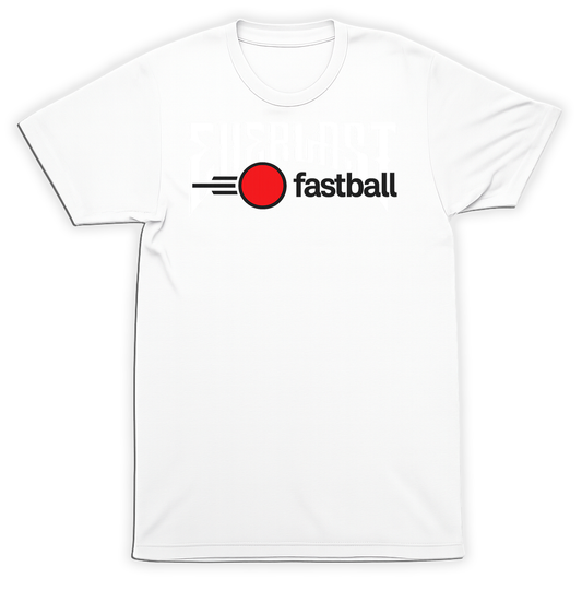 Fastball Baseball Logo Shirt Alternative Rock Band Classic White Shirt