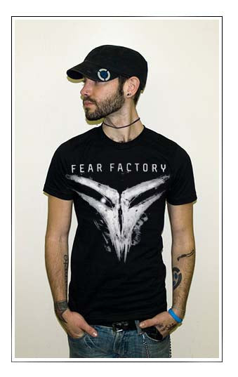 FEAR FACTORY metal concert band roadrunner nu BW SHIRT