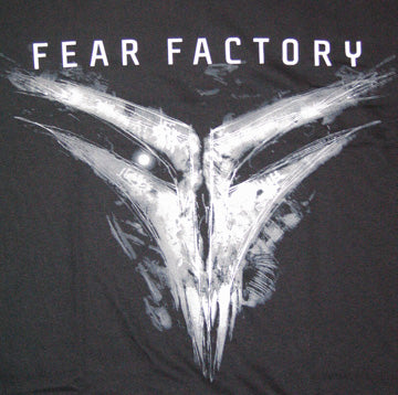 FEAR FACTORY metal concert band roadrunner nu BW SHIRT