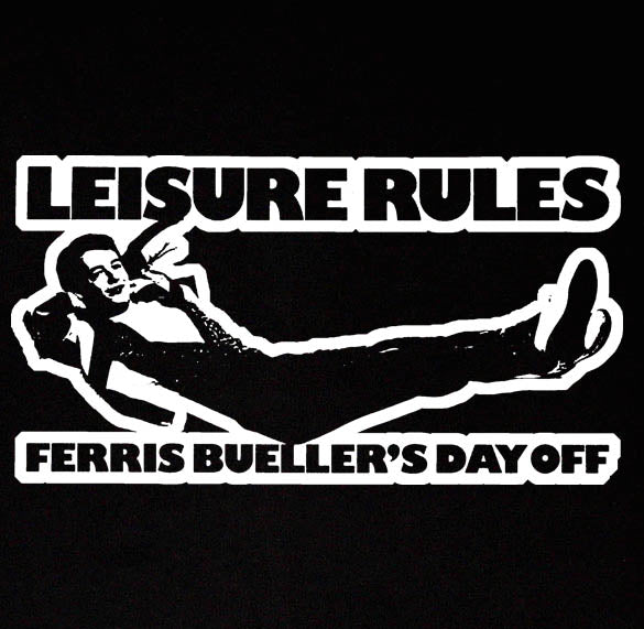 FERRIS BUELLERS DAY OFF LEISURE RULES retro funny SHIRT