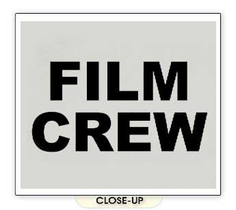 FILM CREW movie set director producer emo indie SHIRT