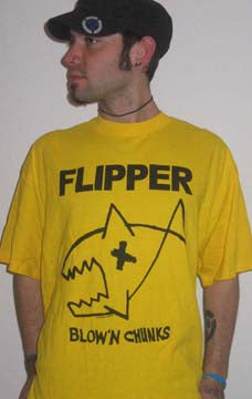 FLIPPER BLOWIN CHUNKS rock nirvana novoselic YB SHIRT