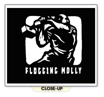 FLOGGING MOLLY HAMMER punk tour celtic swagger BW SHIRT