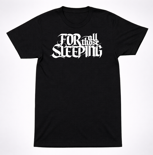 For All Those Sleeping Logo T-Shirt – Heavy Metalcore Post-Hardcore Band Tee