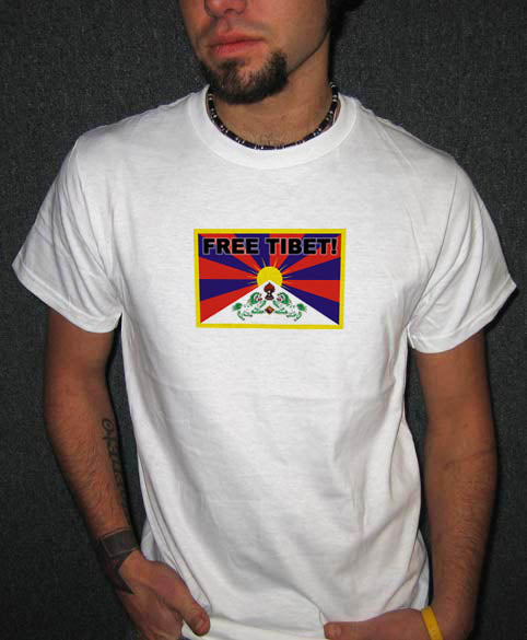 SAVE TIBET freedom culture help protest free WT SHIRT