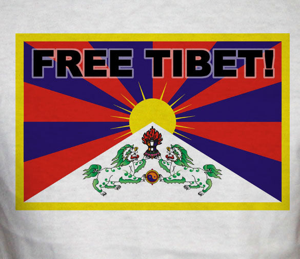 SAVE TIBET freedom culture help protest free WT SHIRT