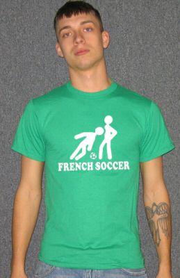 FRENCH SOCCER world cup futbol funny sport fan GW SHIRT