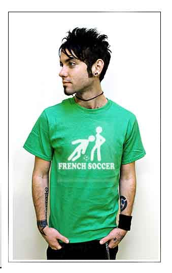 FRENCH SOCCER world cup futbol funny sport fan GW SHIRT