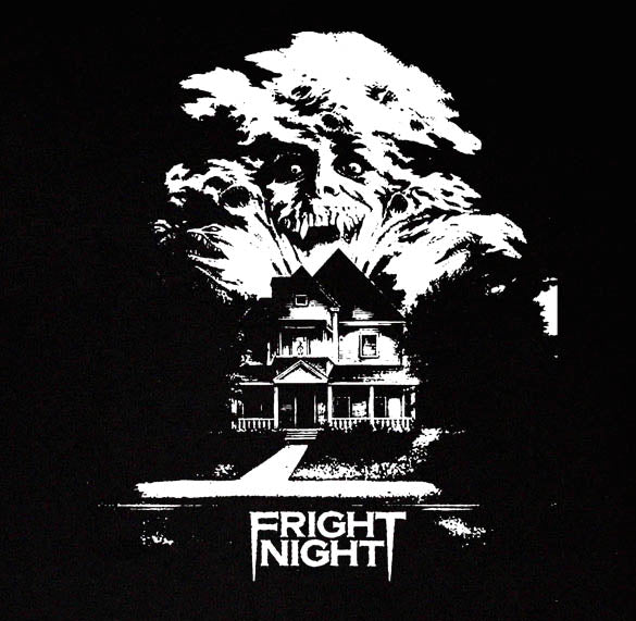 FRIGHT NIGHT horror retro vintage movie film BW SHIRT