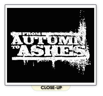 FROM AUTUMN TO ASHES metal hxc hardcore band BW SHIRT