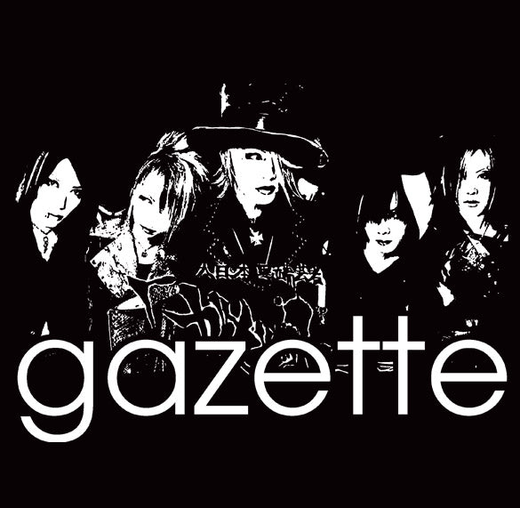 GAZETTE jrock metal japanese concert band kei BW SHIRT