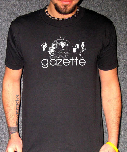 GAZETTE jrock metal japanese concert band kei BW SHIRT