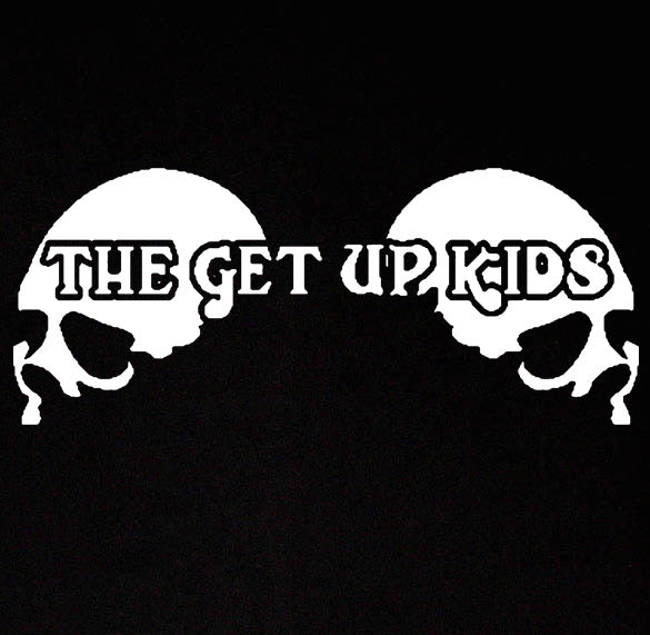 GET UP KIDS SKULLS band pop punk concert emo BW SHIRT