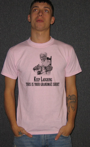 KEEP LAUGHING GRANDMAS SHIRT funny retro humor PB SHIRT