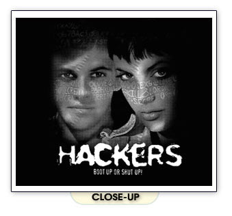 HACKERS FACES cult classic film computer retro BW SHIRT