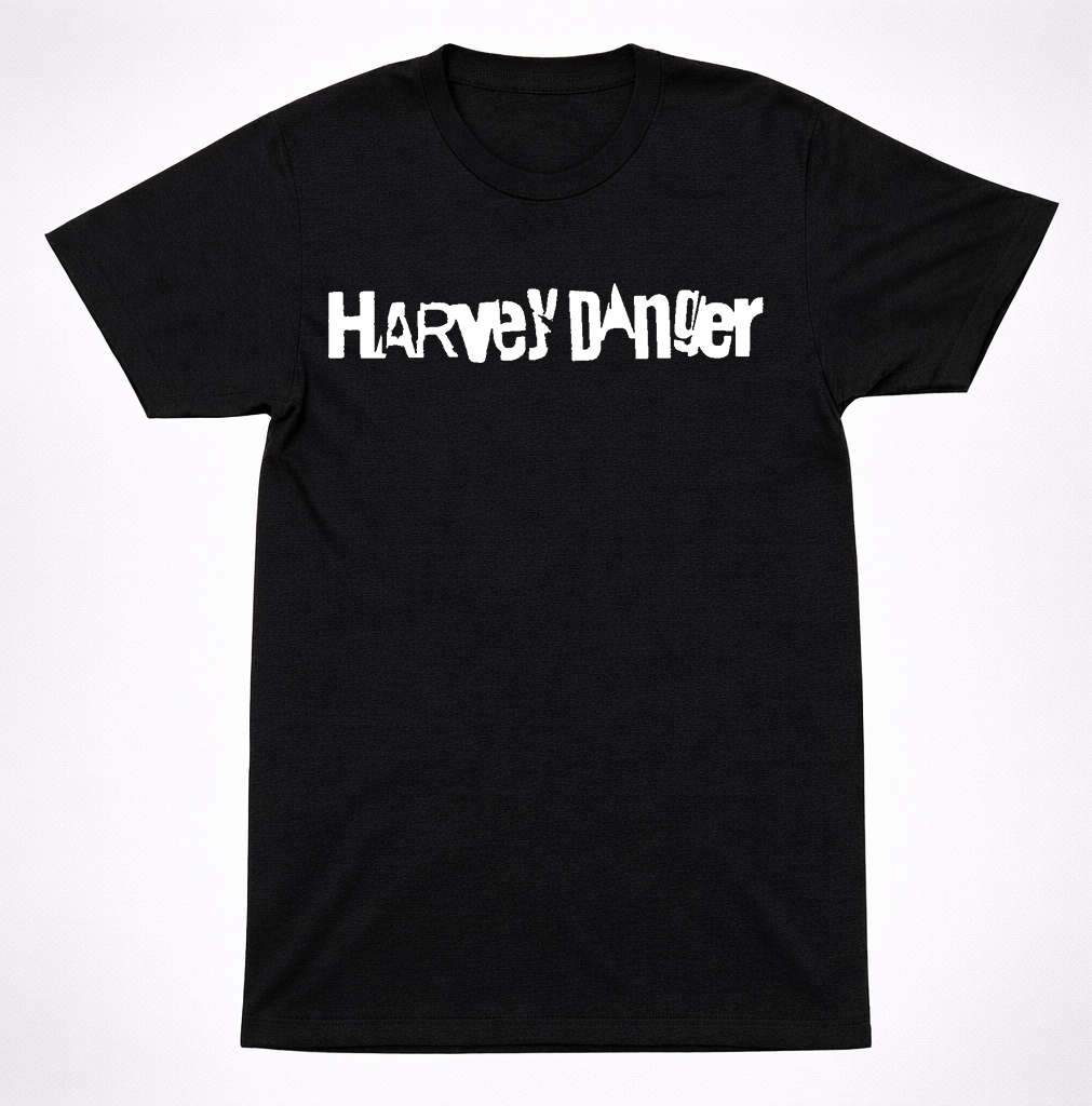 Harvey Danger Logo Shirt 90s Alternative Rock Band Flagpole Sitta Tee
