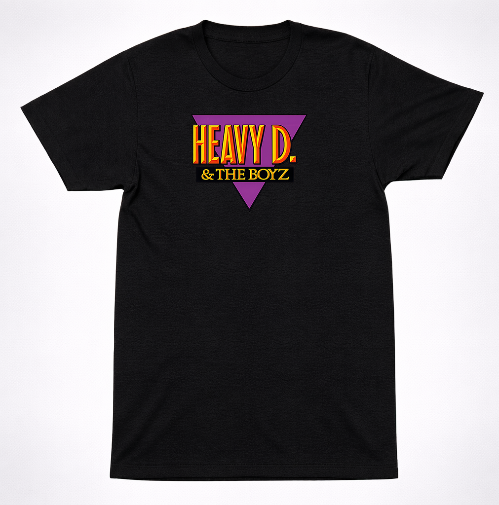 Heavy D & The Boyz Retro Logo Shirt Classic Hip Hop Rap Group Graphic Shirt
