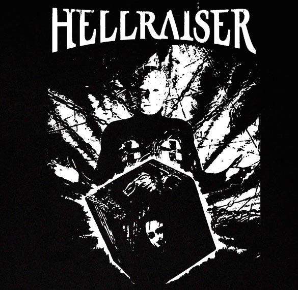 HELLRAISER CUBE pinhead horror classic movie BW SHIRT