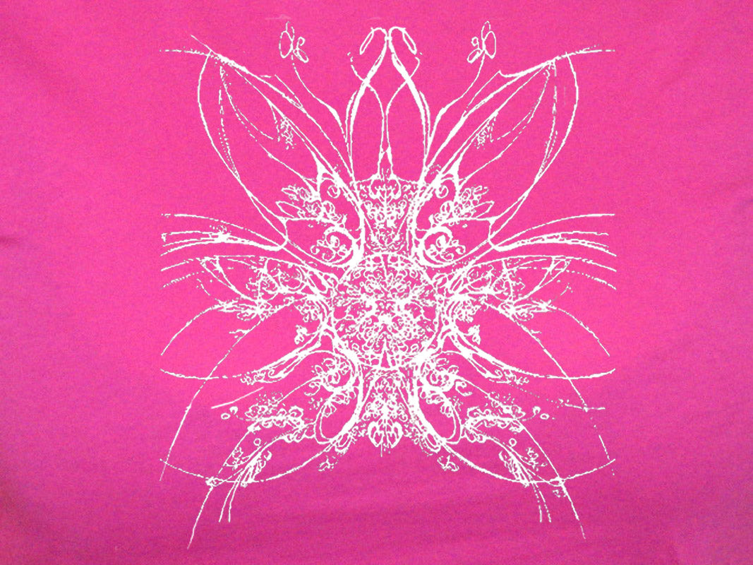 HENNA DESIGN body art ink paint drawing pink PW SHIRT