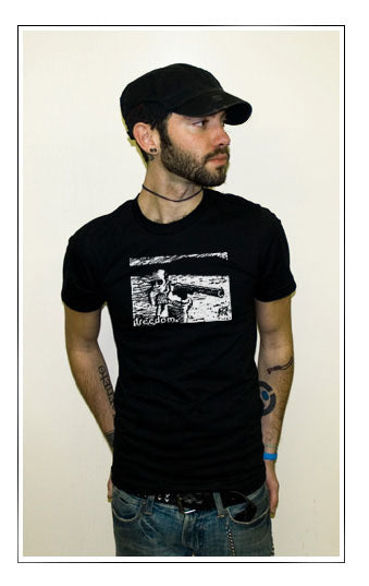 Hunter S. Thompson – Freedom & Fear and Loathing Retro T-Shirt