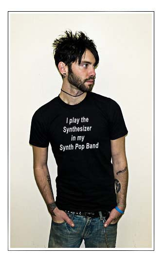 I PLAY SYNTHESIZER IN MY SYNTH POP BAND musician SHIRT