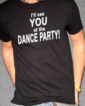 SEE YOU AT THE DANCE PARTY 80's hipster emo indie SHIRT