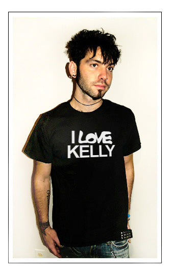 I LOVE KELLY shoes youtube muffin viral funny BW SHIRT