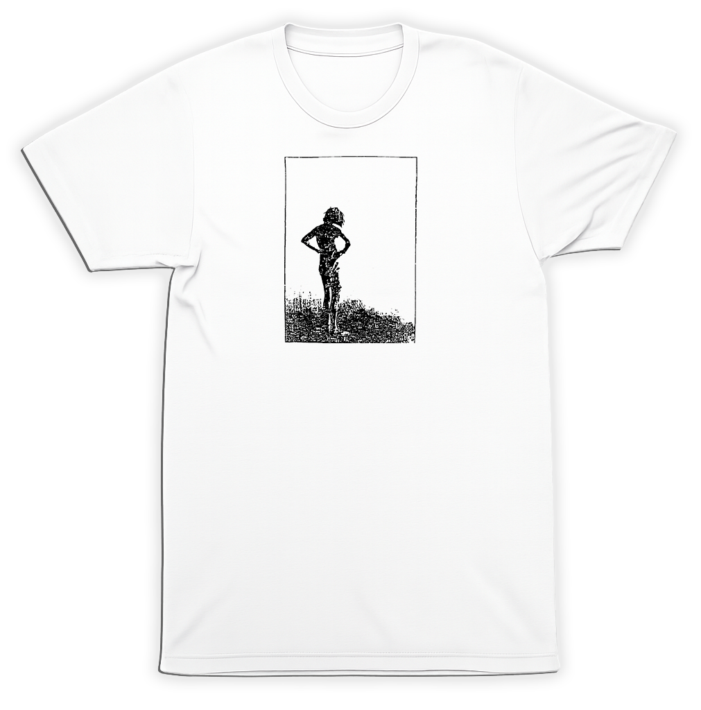 Indian Summer Girl Standing by Water Logo T-Shirt Emo Hardcore Screamo Tee