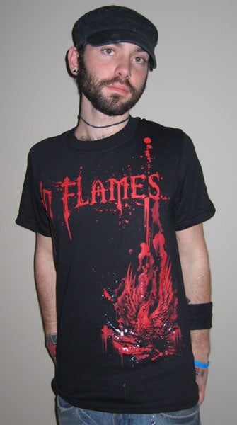 IN FLAMES FIRE death metal tour swedish band BR SHIRT