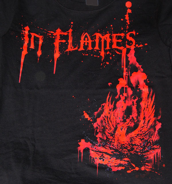 IN FLAMES FIRE death metal tour swedish band BR SHIRT