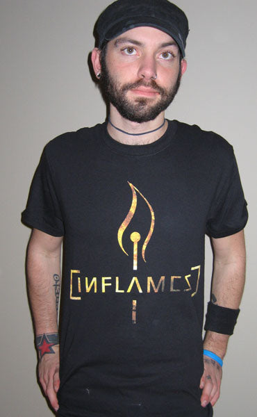 IN FLAMES MATCH swedish concert rock metal BY SHIRT