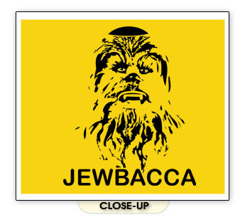 JEWBACCA star wars jewish religion funny sci-fi SHIRT