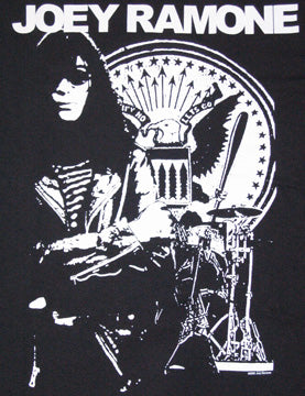 JOEY RAMONE punk rock ramones retro vintage BW SHIRT