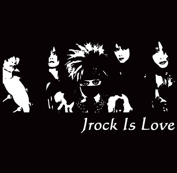 JROCK IS LOVE japan japanese music j-rock band BW SHIRT