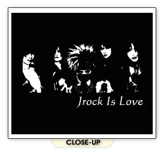 JROCK IS LOVE japan japanese music j-rock band BW SHIRT